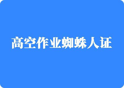 看免费的国外大鸡巴操老骚逼高空作业蜘蛛人证